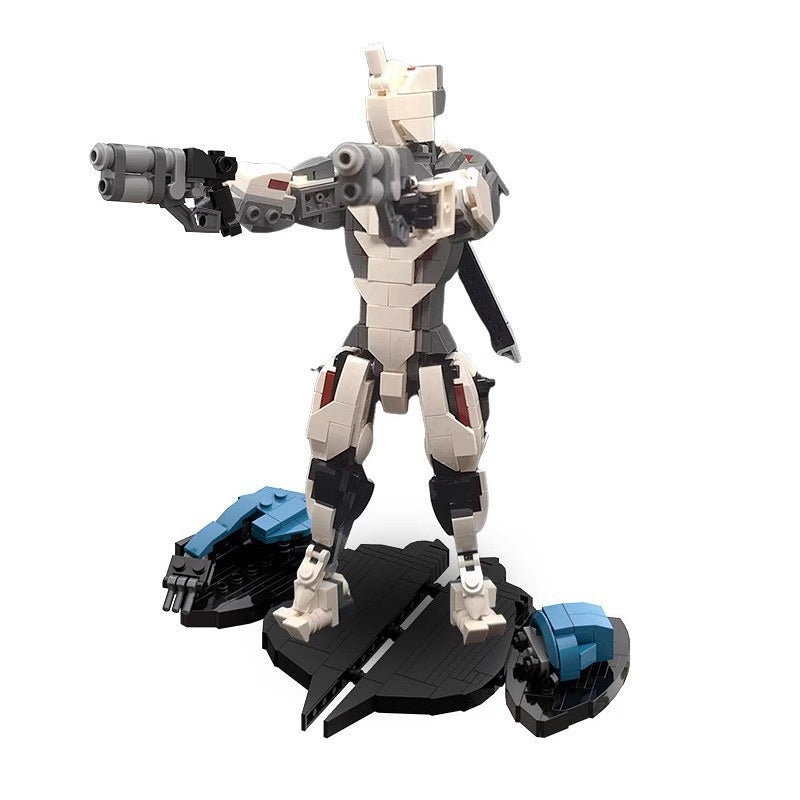 Sci-Fi Space Ninja Mecha Figure Building Kit | LEGO-Compatible MOC - 2