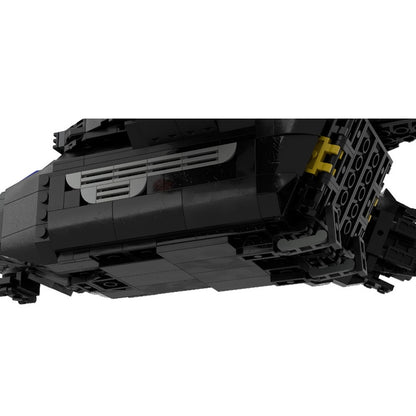 Sci-Fi Space Transport Extraction Shuttle Building Kit | LEGO-Compatible MOC - 3
