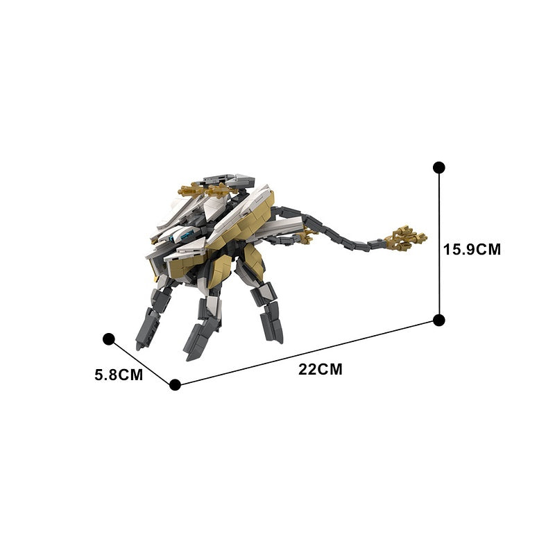 Sci-Fi Specter Mech Combat Robot Building Kit | LEGO-Compatible MOC - 4