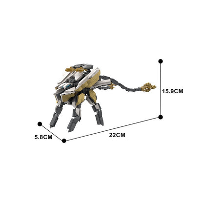 Sci-Fi Specter Mech Combat Robot Building Kit | LEGO-Compatible MOC - 4