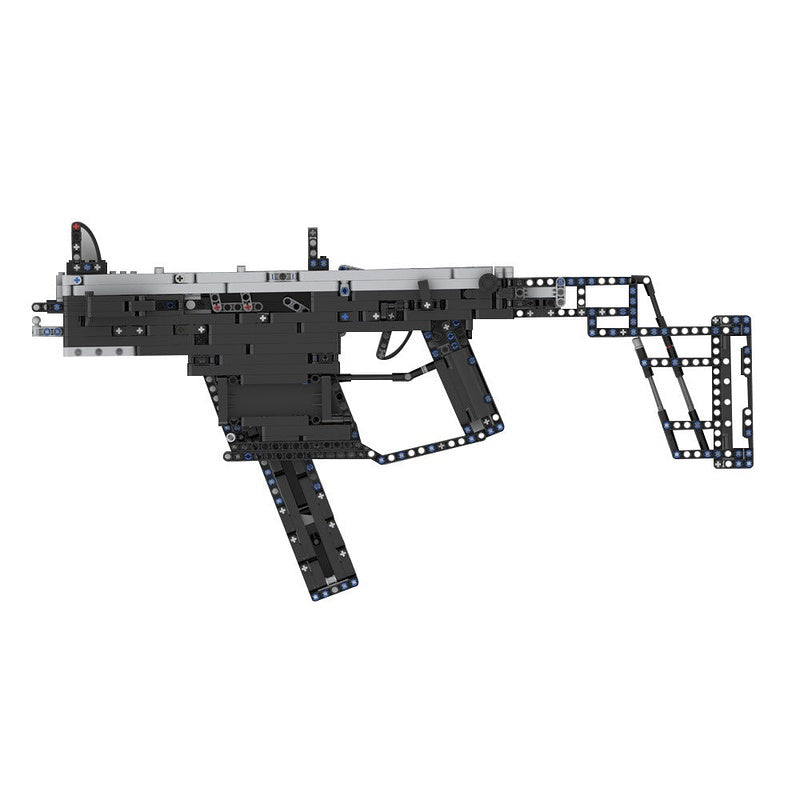 Sci-Fi Tactical SMG MOC Building Kit | Mechanical Display Model - 1