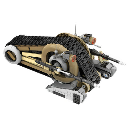 Sci-Fi Tracked Snail Tank MOC Building Kit - 1