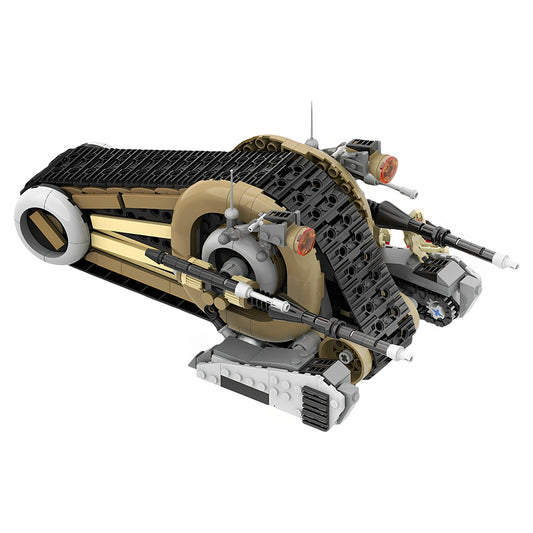 Sci-Fi Tracked Snail Tank MOC Building Kit - 1