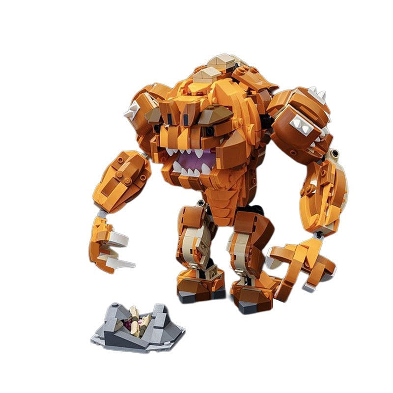 Sci-Fi Underworld Monster MOC Building Kit | Alien Creature Figure Model - 4