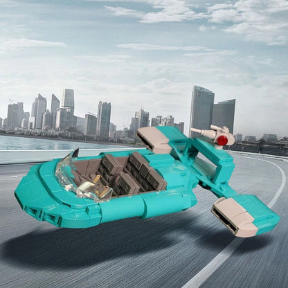 Sci-Fi Urban Security Landspeeder MOC Vehicle Building Kit - 5