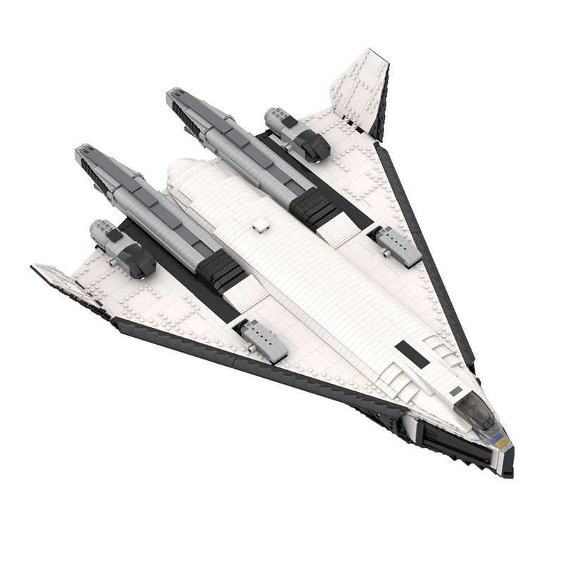 Sci-Fi Valkyrie SSTO TAV-37B Space Shuttle Building Kit | LEGO-Compatible MOC - 3