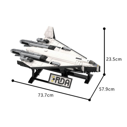 Sci-Fi Valkyrie SSTO TAV-37B Space Shuttle Building Kit | LEGO-Compatible MOC - 4