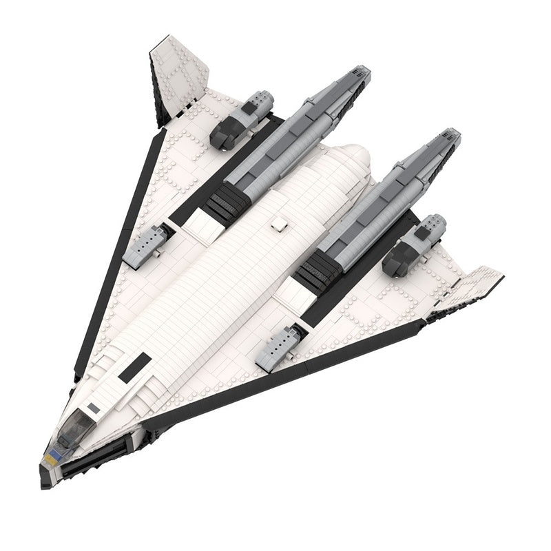 Sci-Fi Valkyrie SSTO TAV-37B Space Shuttle Building Kit | LEGO-Compatible MOC - 5