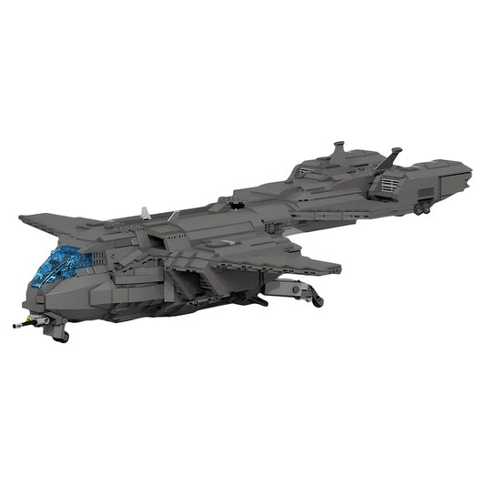 Sci-Fi VTOL Military Transport Dropship MOC Building Kit - 1