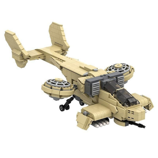 Sci-Fi VTOL Orca Fighter MOC Building Kit - 1