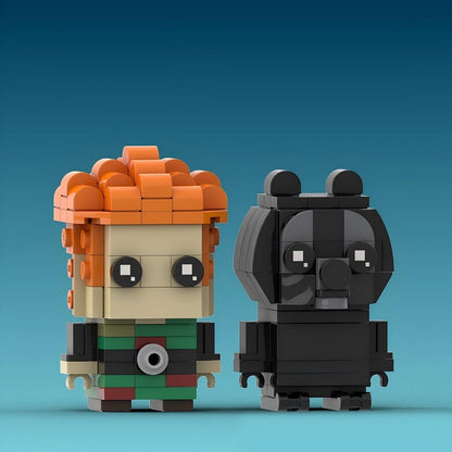 Scottish Princess & Bear Legend BrickHeadz Building Kit | LEGO-Compatible MOC - 8