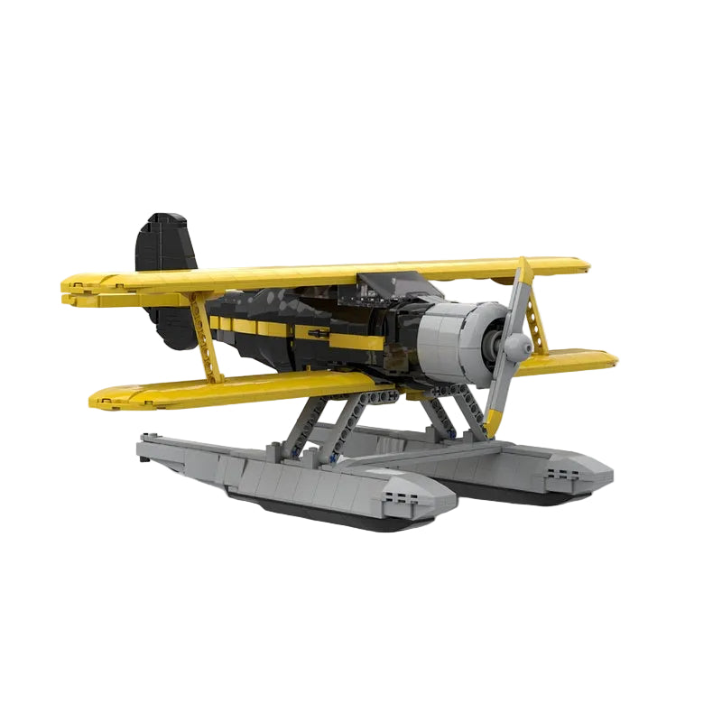 SD17S Staggerwing Floatplane 1:25 Scale MOC Building Kit - 1