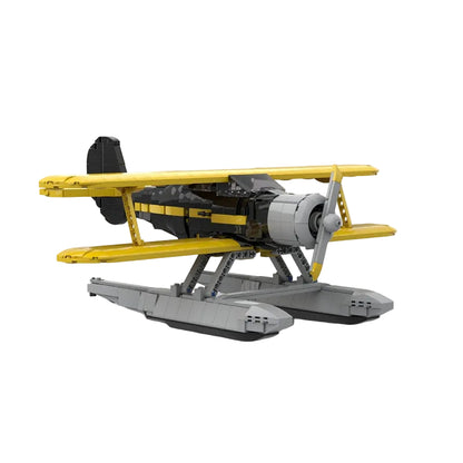 SD17S Staggerwing Floatplane 1:25 Scale MOC Building Kit - 1