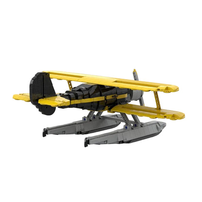 SD17S Staggerwing Floatplane 1:25 Scale MOC Building Kit - 2