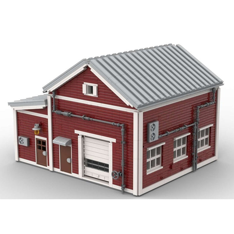 Seafood Processing Warehouse MOC Building Kit - 2