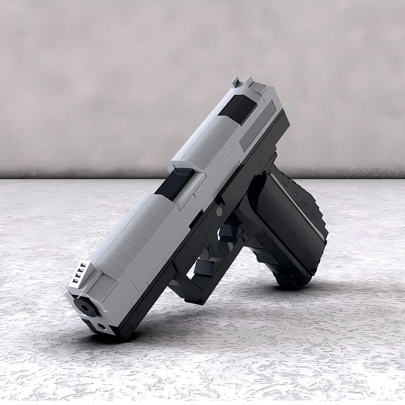 Secret Agent Tactical Pistol Building Kit | LEGO-Compatible MOC - 2