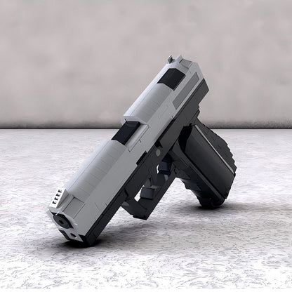 Secret Agent Tactical Pistol Building Kit | LEGO-Compatible MOC - 2