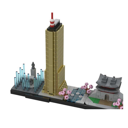 Seoul City Skyline Building Kit | LEGO-Compatible MOC - 2