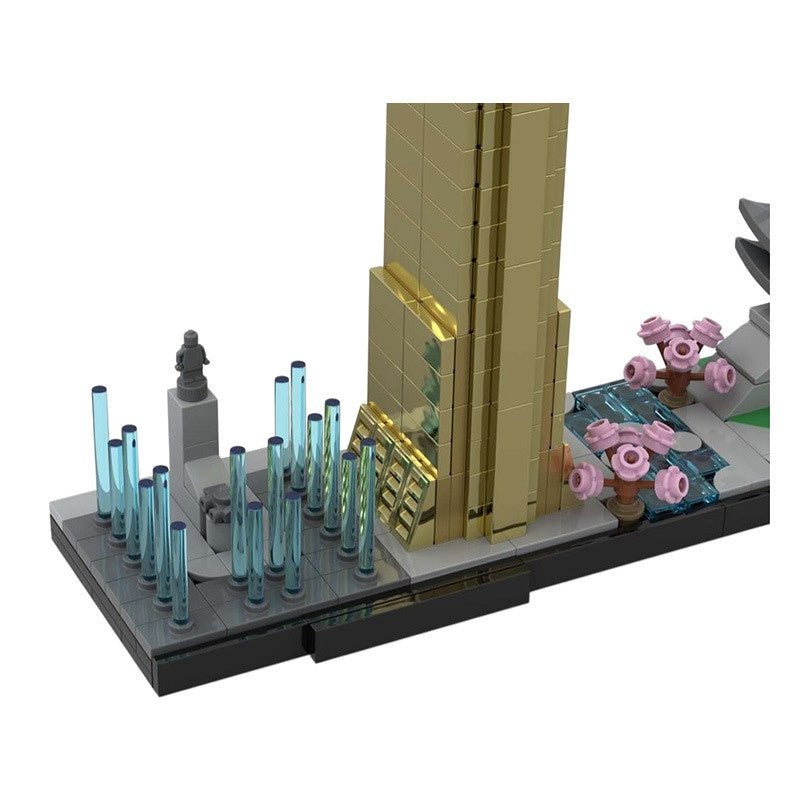 Seoul City Skyline Building Kit | LEGO-Compatible MOC - 4