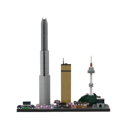 Seoul City Skyline MOC Building Kit | Urban Architecture Model - 3