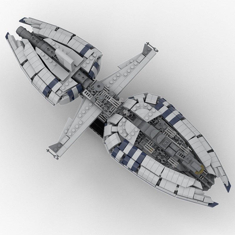 Separatist Commerce Frigate MOC Building Kit | Sci-Fi Capital Ship - 3