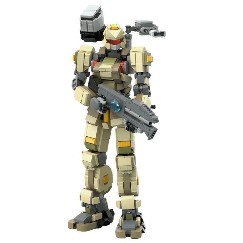 Serraphore Mech Suit MOC Building Kit | Futuristic Robot Figure Model - 5