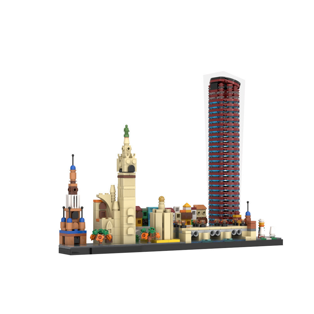 Seville Skyline Building Kit | LEGO-Compatible MOC - 3