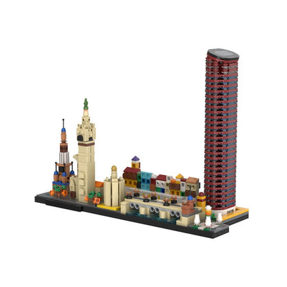 Seville Skyline MOC Architecture Building Kit - 5