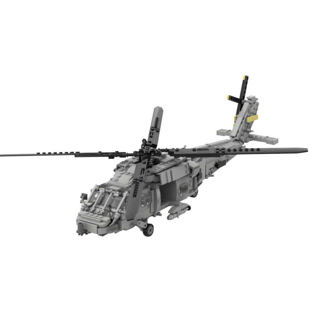 SH-60 Seahawk Rescue Helicopter Building Kit | LEGO-Compatible MOC - 5