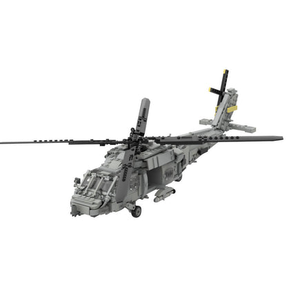 SH-60 Seahawk Rescue Helicopter Building Kit | LEGO-Compatible MOC - 5