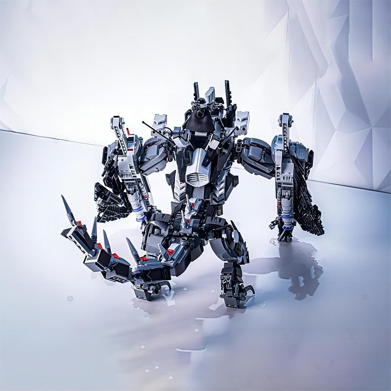 Shadow Cyber Dragon Mech MOC Building Kit - 4