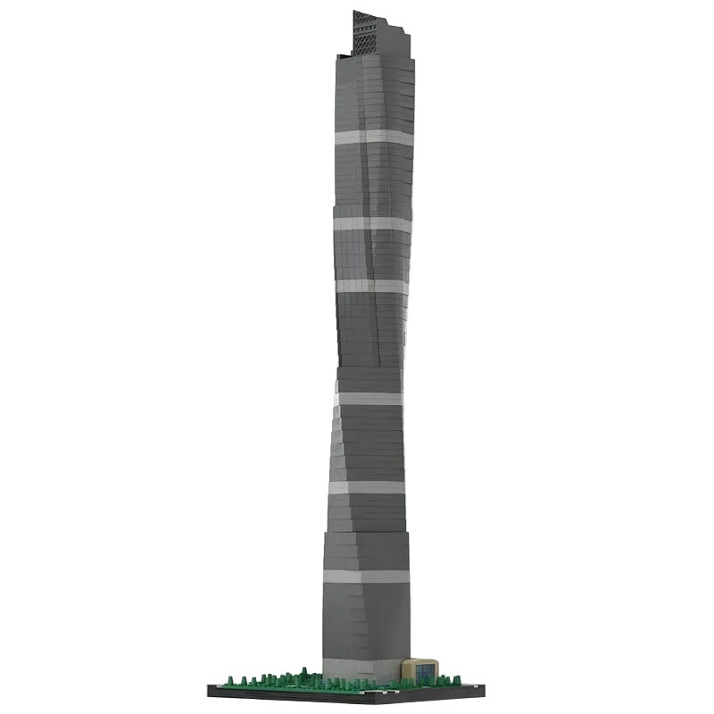 Shanghai Tower Megatall Building Kit | 1/650 Scale LEGO-Compatible MOC - 1