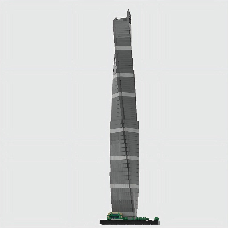 Shanghai Tower Megatall Building Kit | 1/650 Scale LEGO-Compatible MOC - 2