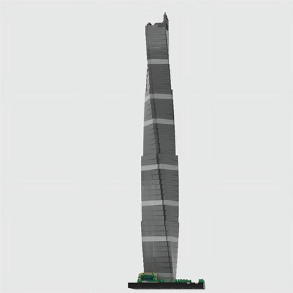 Shanghai Tower Megatall Building Kit | 1/650 Scale LEGO-Compatible MOC - 2