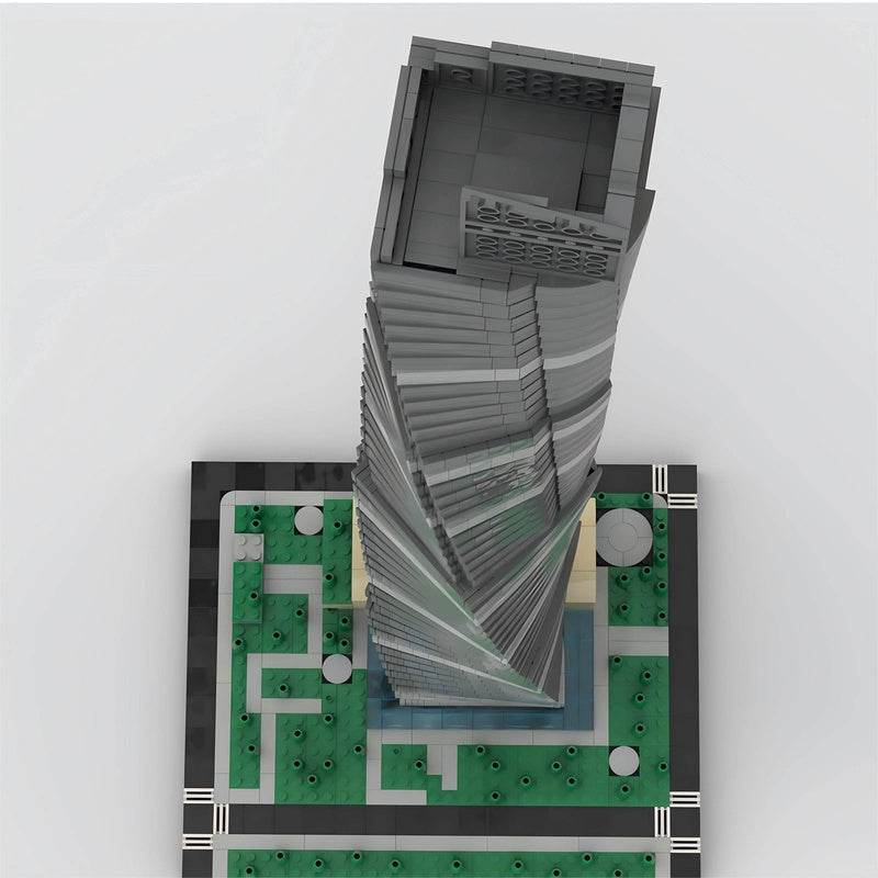 Shanghai Tower Megatall Building Kit | 1/650 Scale LEGO-Compatible MOC - 3