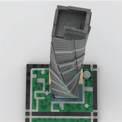 Shanghai Tower Megatall Building Kit | 1/650 Scale LEGO-Compatible MOC - 3
