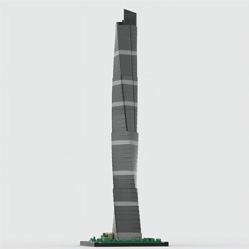 Shanghai Tower MOC Megatall Skyscraper Skyline Building Kit 1:650 Model - 1