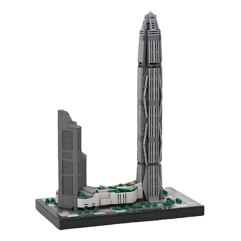 Shenzhen 599m Finance Center MOC Skyscraper Building Kit - 1
