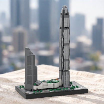 Shenzhen 599m Finance Center MOC Skyscraper Building Kit - 5
