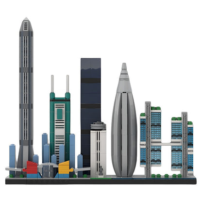 Shenzhen Skyline MOC Modern City Architecture Building Kit - 1