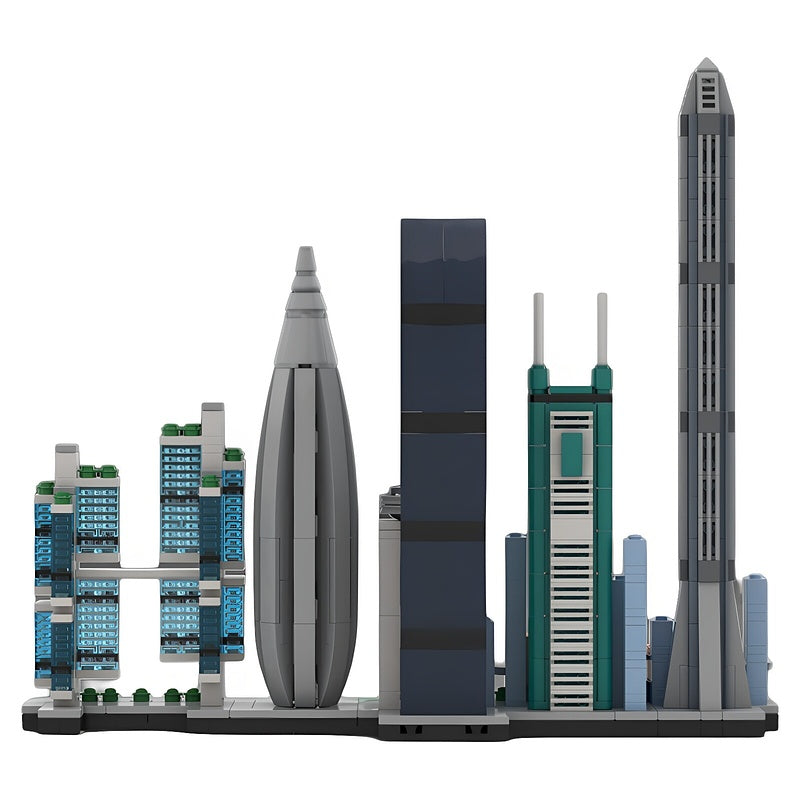 Shenzhen Skyline MOC Modern City Architecture Building Kit - 2