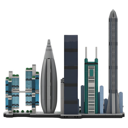 Shenzhen Skyline MOC Modern City Architecture Building Kit - 2
