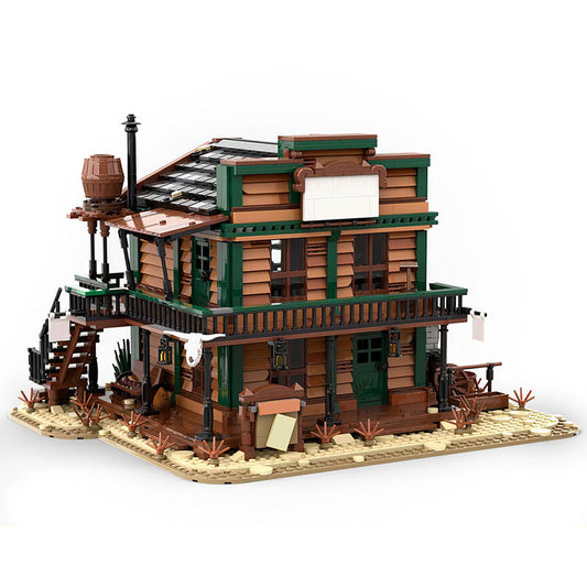 Sheriff's Office Building Kit | Wild West | LEGO-Compatible MOC - 1