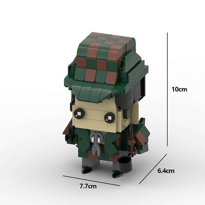 Sherlock Holmes Cube Character MOC Building Kit | Detective Figure Model - 2