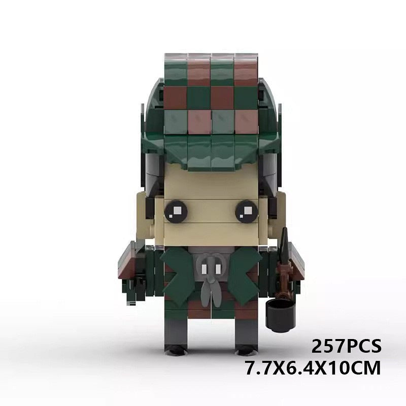 Sherlock Holmes Cube Character MOC Building Kit | Detective Figure Model - 3