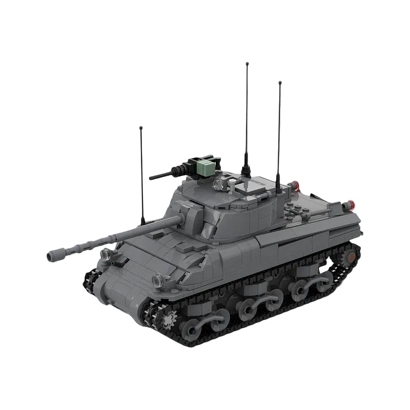 Sherman Ic WWII Medium Tank MOC Building Kit - 1