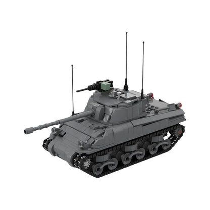 Sherman Ic WWII Medium Tank MOC Building Kit - 1
