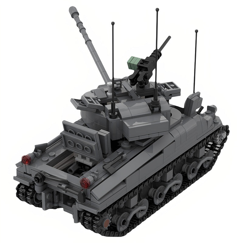 Sherman Ic WWII Medium Tank MOC Building Kit - 2