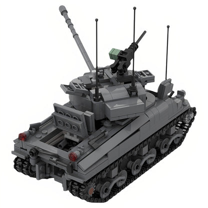 Sherman Ic WWII Medium Tank MOC Building Kit - 2