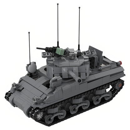 Sherman Ic WWII Medium Tank MOC Building Kit - 3